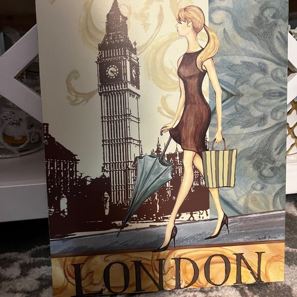 Girl in London Big Ben Wall Art by Danielle Acena - Picture 2 of 5